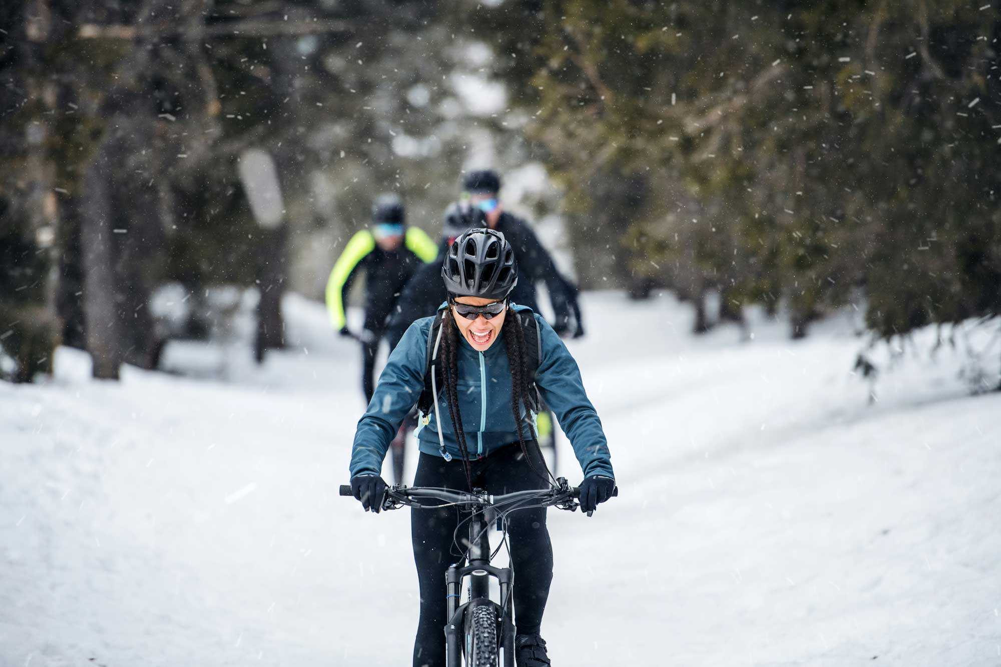 winter fitness in the uk with mountain biking